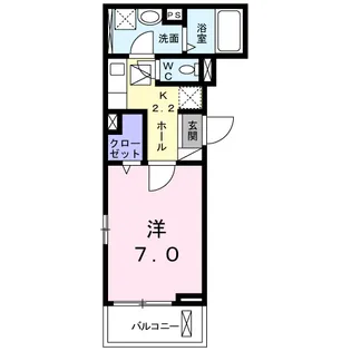 サンガーデンハウス【1階】の間取り