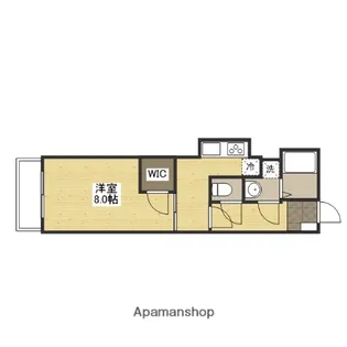 ソシオ・ザ・プライド新白島【5階】の間取り