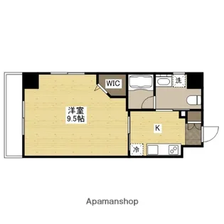 パレグレース中広2【6階】の間取り