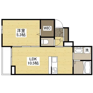 PALAIS広瀬北町【1階】の間取り