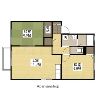 ビューラー22【1階】の間取り