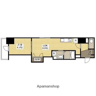 月光舟入川口町【10階】の間取り