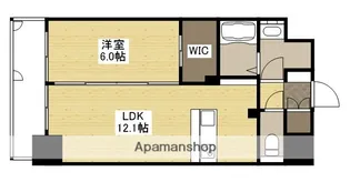 ヴィラシオン大手町【10階】の間取り