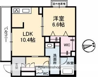 べレオ22【2階】の間取り