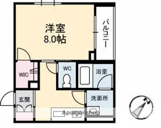 シャルムK【2階】の間取り