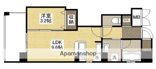 セントヒルズ幟町【4階】の間取り