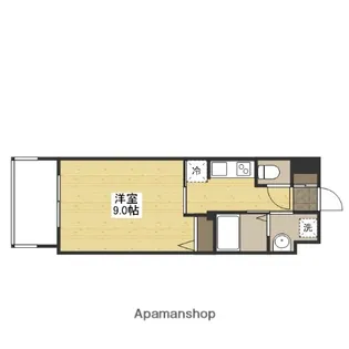 プライマル広島駅【14階】の間取り