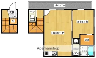 平野アパート【2階】の間取り