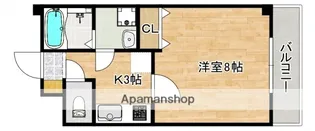 RiverParkSenda【6階】の間取り