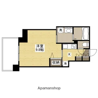 エネピア天満町【12階】の間取り