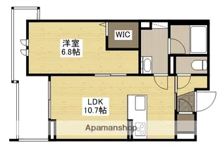 シャーメゾンステージ宇品東【3階】の間取り