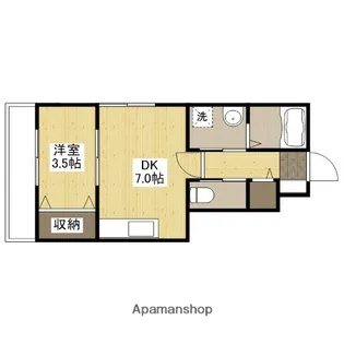 ロイヤルヴィラ緑井 A棟【1階】の間取り