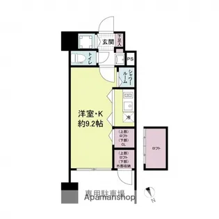 ブランシエスタ河原町【1階】の間取り