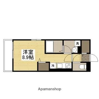 LEDOME西霞【3階】の間取り