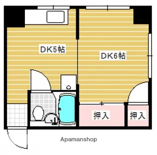 杉本ビル【2階】の間取り