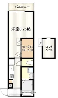 宝樹アダム【3階】の間取り