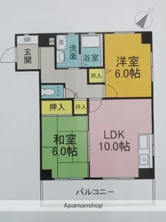 KSMビル【4階】の間取り