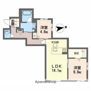 VIOLA FURUICHI【1階】の間取り