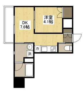 VILLA OASIS UJINA【9階】の間取り