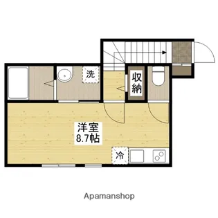 ハーモニーパレス井口【2階】の間取り