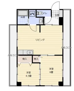エスティード光南【501号室号室】の間取り