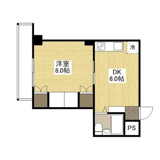 ROMMEL中浜【5階】の間取り
