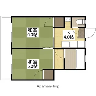 沖田ビル【4階】の間取り