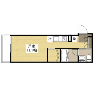 ヴィラ リヴィエールⅢ【301号室号室】の間取り