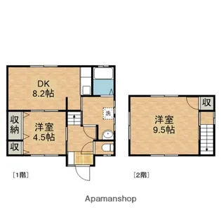 広島県広島市安芸区船越6丁目【一戸建】の間取り