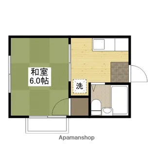 コーポ野田【1階】の間取り
