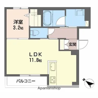 メゾンエクセラン【2階】の間取り