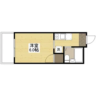 多田ビル【5階】の間取り