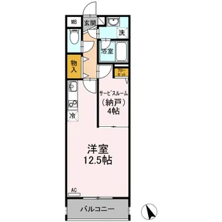 BーONE【4階】の間取り