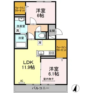 ルミエール【2階】の間取り