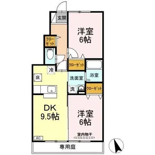 レフア Ⅰ【1階】の間取り