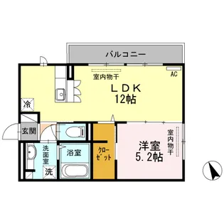 コスモテラス【2階】の間取り