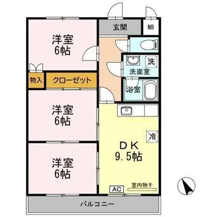 アゼリア祇園【4階】の間取り