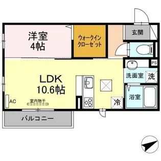 リヴェールC【1階】の間取り