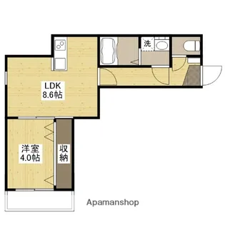 リタリッチ五番館【3階】の間取り