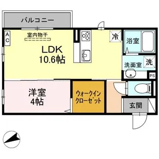 フォレストギオン【3階】の間取り