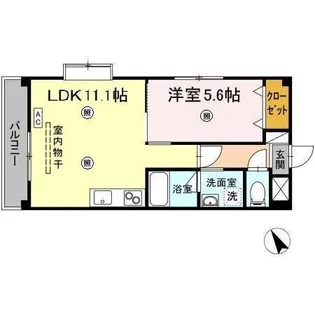 コンフォール空港通り【7階】の間取り