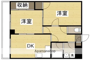 ライブコーポブンカ【2階】の間取り