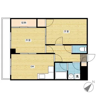 ライブコーポブンカ【3階】の間取り