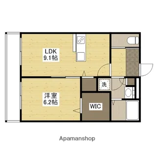 クーアヴァン(QUEUE AVANT)【3階】の間取り