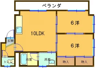 大上ビルⅡ【302号室号室】の間取り