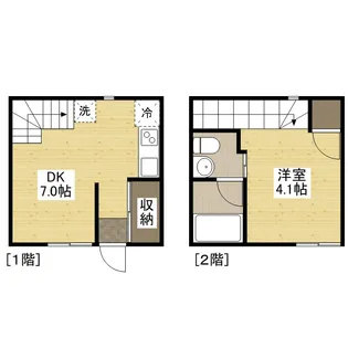広島県広島市中区吉島東1丁目【アパート】の間取り
