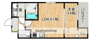 MOVE宇品御幸NEO【2階】の間取り