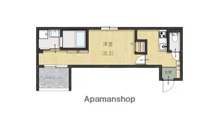 reve宇品西【3階】の間取り