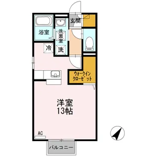 ボヌール城ヶ丘【2階】の間取り