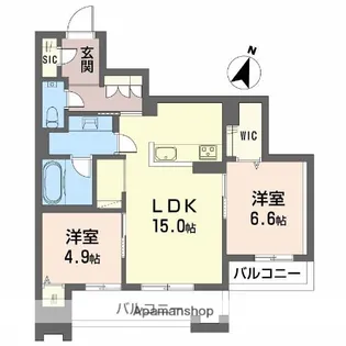 BalloonflowerEast【2階】の間取り